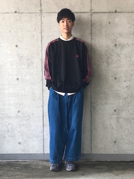 山本克成さん(メンズ・180cm)の春コーディネート