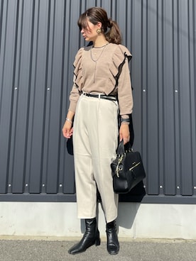 「armonia（アルモニーア）のアイテム」を使った、yokoyama_yuuuさん（レディース・173cm）の秋コーディネート