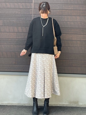 「cache cache（カシュ カシュ）のアイテム」を使った、yokoyama_yuuuさん（レディース・173cm）の秋コーディネート