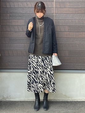 yokoyama_yuuuさん（レディース・173cm）の秋コーディネート