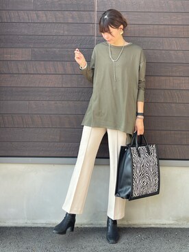 yokoyama_yuuuさん（レディース・173cm）の秋コーディネート