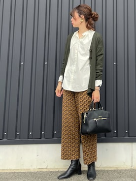 yokoyama_yuuuさん（レディース・173cm）の秋コーディネート