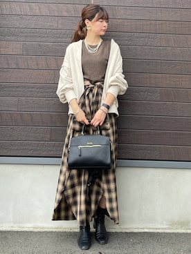 yokoyama_yuuuさん（レディース・173cm）の秋コーディネート