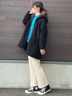 「Green　Parks（グリーンパークス）のアイテム（その他アウター）」を使った、yokoyama_yuuuさん（レディース・173cm）の冬コーディネート