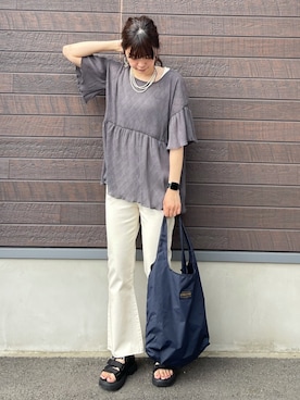 yokoyama_yuuuさん（レディース・173cm）の夏コーディネート