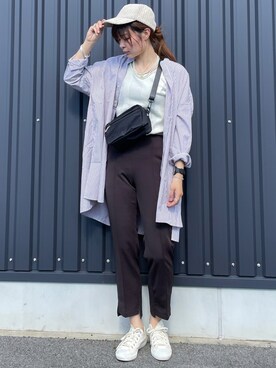 「anello（アネロ）のアイテム」を使った、yokoyama_yuuuさん（レディース・173cm）の秋コーディネート