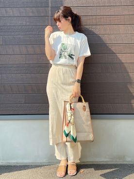 yokoyama_yuuuさん（レディース・173cm）の夏コーディネート