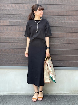 yokoyama_yuuuさん（レディース・173cm）の夏コーディネート