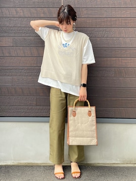 yokoyama_yuuuさん（レディース・173cm）の夏コーディネート