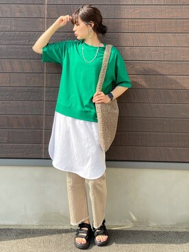 yokoyama_yuuuさん(レディース・173cm)の夏コーディネート