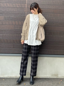 yokoyama_yuuuさん（レディース・173cm）の冬コーディネート