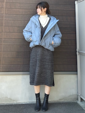 yokoyama_yuuuさん(レディース・173cm)の冬コーディネート