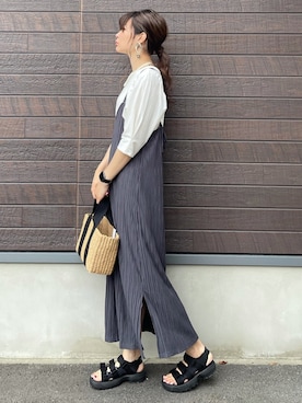 yokoyama_yuuuさん（レディース・173cm）の夏コーディネート