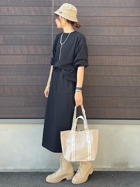 yokoyama_yuuuさん（レディース・173cm）の秋コーディネート