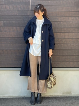 yokoyama_yuuuさん（レディース・173cm）の秋コーディネート