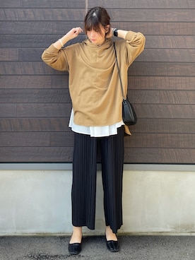 yokoyama_yuuuさん（レディース・173cm）の秋コーディネート