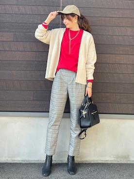 yokoyama_yuuuさん（レディース・173cm）の秋コーディネート