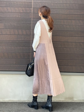 yokoyama_yuuuさん（レディース・173cm）の秋コーディネート