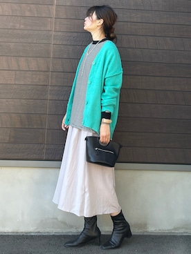 yokoyama_yuuuさん（レディース・173cm）の冬コーディネート