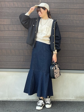 「cache cache（カシュ カシュ）のアイテム」を使った、yokoyama_yuuuさん（レディース・173cm）の秋コーディネート