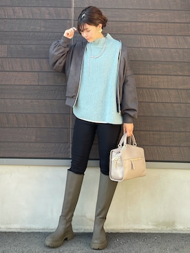 yokoyama_yuuuさん（レディース・173cm）の秋コーディネート