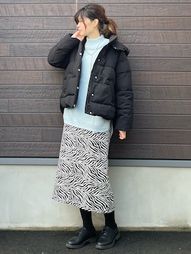 yokoyama_yuuuさん（レディース・173cm）の冬コーディネート