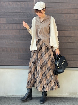 yokoyama_yuuuさん（レディース・173cm）の秋コーディネート