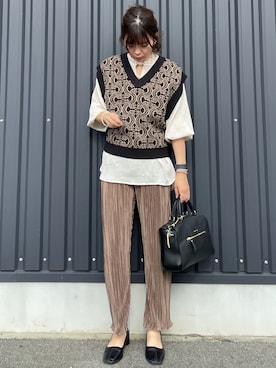 「armonia（アルモニーア）のアイテム」を使った、yokoyama_yuuuさん（レディース・173cm）の秋コーディネート