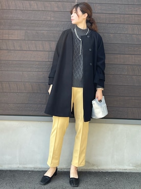「Green　Parks（グリーンパークス）のアイテム（その他アウター）」を使った、yokoyama_yuuuさん（レディース・173cm）の冬コーディネート
