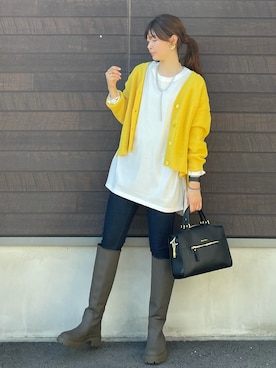 yokoyama_yuuuさん（レディース・173cm）の秋コーディネート