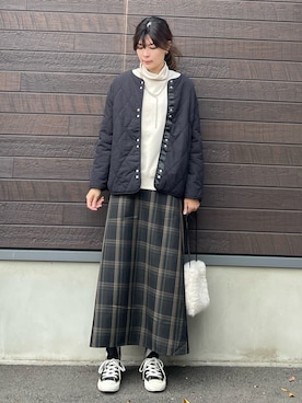 yokoyama_yuuuさん（レディース・173cm）の冬コーディネート
