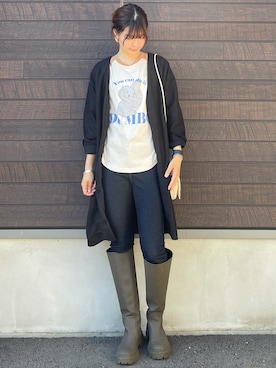 「Green　Parks（グリーンパークス）のアイテム（その他アウター）」を使った、yokoyama_yuuuさん（レディース・173cm）の秋コーディネート