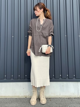 yokoyama_yuuuさん（レディース・173cm）の秋コーディネート