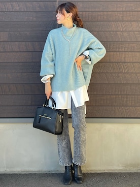 「SLURR（スラ―）のアイテム」を使った、yokoyama_yuuuさん（レディース・173cm）の秋コーディネート