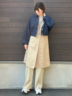 「SLURR（スラ―）のアイテム（ジャケット/アウター）」を使った、yokoyama_yuuuさん（レディース・173cm）の冬コーディネート