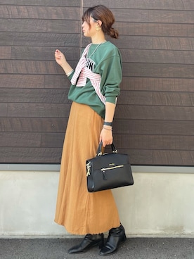 yokoyama_yuuuさん（レディース・173cm）の秋コーディネート