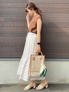 yokoyama_yuuuさん（レディース・173cm）の夏コーディネート