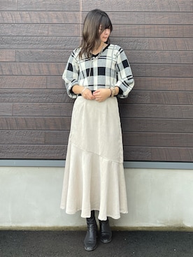 yokoyama_yuuuさん(レディース・173cm)の冬コーディネート