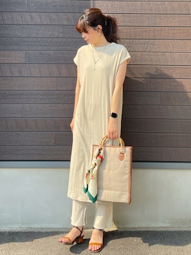 yokoyama_yuuuさん（レディース・173cm）の夏コーディネート