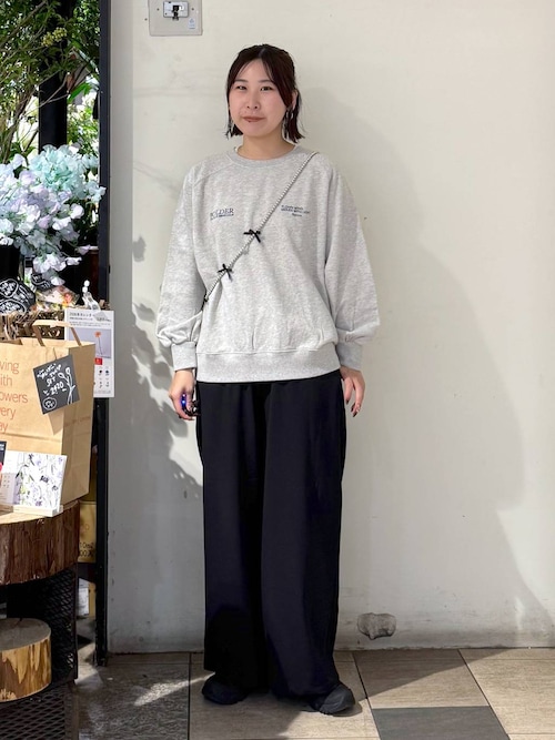 THE 9 SHOP far wrap me! グレージュ　ラップミー　鈴木六夏 ストラップシート付き】リボンモバイルストラップ 996436
