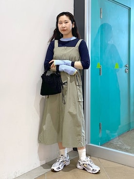 「アイテム（カチューシャ）」を使った、なかじさん（レディース・165cm・20代）の冬コーディネート