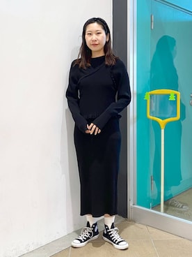 「アイテム（カチューシャ）」を使った、なかじさん（レディース・165cm・20代）の春コーディネート
