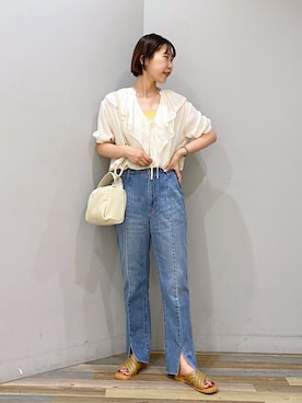 「ローリーズファーム(LOWRYS FARM)」｜なかじさん（レディース・165cm）の夏コーディネート