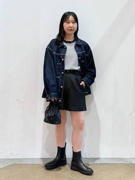 「ドットエスティ秋コーデ」｜「アイテム（ジャケット/アウター）」を使った、なかじさん（レディース・165cm）の秋コーディネート