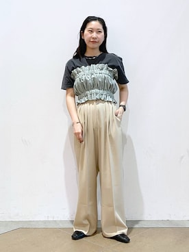 なかじさん（レディース・165cm）の春コーディネート