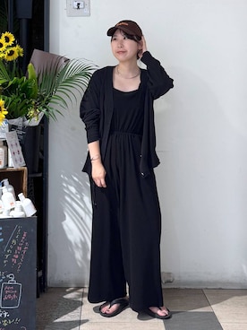 「アイテム（ヘアアクセサリー）」を使った、なかじさん（レディース・165cm・20代）の夏コーディネート