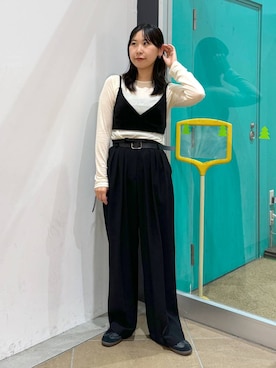 「アイテム（その他トップス）」を使った、なかじさん（レディース・165cm・20代）の秋コーディネート