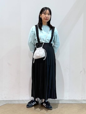 「アイテム（スウェット）」を使った、なかじさん（レディース・165cm・20代）の秋コーディネート
