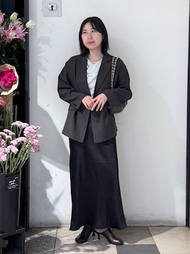 なかじさん（レディース・165cm）の春コーディネート