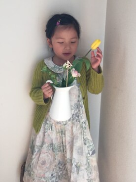 「BONTON（ボントン）のアイテム」を使った、kanahonさん（キッズ・135cm）の秋コーディネート